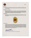 Bruce Lee's Personally Owned Jeet Kune Do Medallion -- The Symbol of Bruce Lee's Philosophy, Blending Martial Arts With His Personal Value System